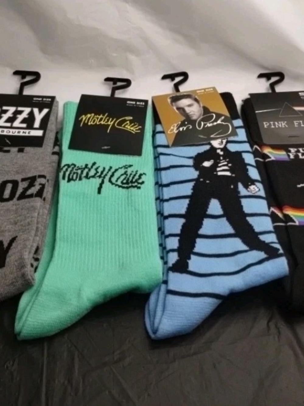 Unisex Rock And Roll Logo Crew Socks